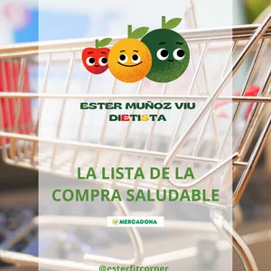 Imagen de portada para Ebook La lista de la compra saludable incluso con productos procesados, Mercadona