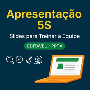 Imagem de capa para o Ebook Guias 5S - PPTX - para Pequenas e Médias Empresas
