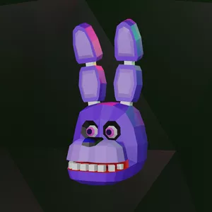 Cover image for Ebook Mask FNAF Bonnie - papercraft