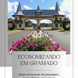 Imagem de capa para o Ebook ECONOMIZANDO EM GRAMADO