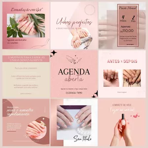 Imagem de capa para o Curso online Pack de artes - NAIL DESIGNER