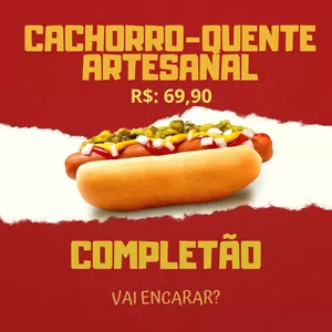 Imagem de capa para o Ebook Cachorro-Quente Artesanal