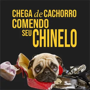 Imagem de capa para o Ebook Chega de Cachorro Comendo seu Chinelo