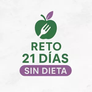 Imagen de portada para Curso online RETO 21 DÍAS SIN DIETA 💎 