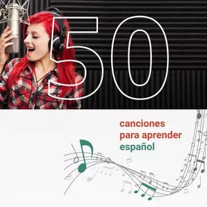 Imagem de capa para o Ebook 50 canções para aprender Espanhol