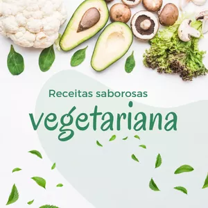 Imagem de capa para o Ebook Receitas Vegetarianas