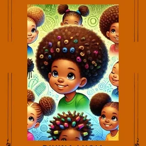 Imagem de capa para o Ebook Meu Universo Afro: Cuidados e Penteados com Cabelo Afro Infantil
