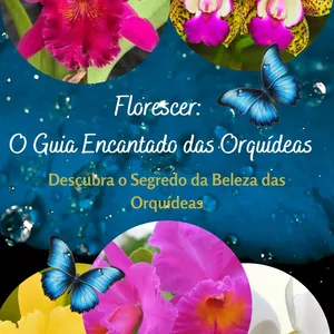 Imagem de capa para o Ebook Florescer: O Guia Encantado das Orquídeas