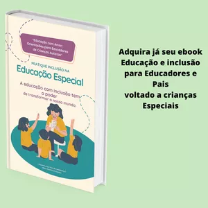Imagem de capa para o Ebook Educando Com Amor, Orientações para Educadores, Tutores  de Crianças Especiais
