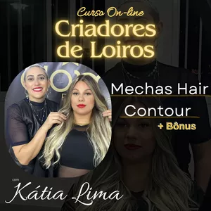 Imagem de capa para o Curso online Criadores de Loiro - Mechas Hair Contour