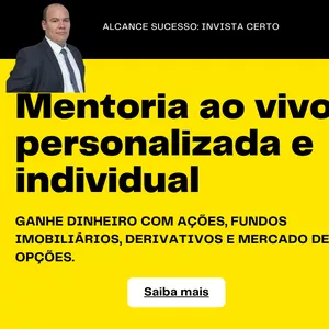 Imagem de capa para o Curso online Mentoria ao vivo personalizada e individual