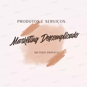 Imagem do curso Marketing Descomplicado produtos fisicos, serviços pela internet. 