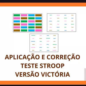 Imagem de capa para o Curso online Teste STROOP versão Victoria 