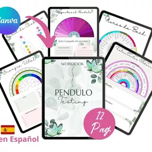 Imagen de portada para Ebook Libro de Trabajo para testeos con Pendulo + Bono   