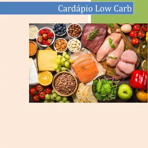 Imagem de capa para o Ebook Cardápio Low Carb - 15 Dias De Sugestão Para Dieta Low Carb