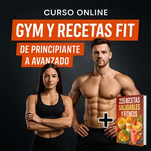 Imagen de portada para Curso online Gym y Recetas Fit: De Principiante a Avanzado