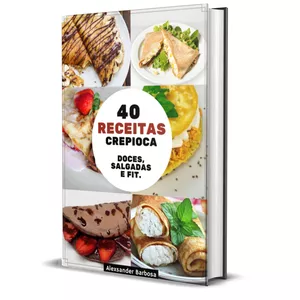 Imagem de capa para o Ebook Receitas de Crepioca