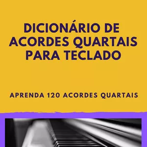 Curso de Teclado - Dicionário de Acordes Quartais para Teclado.