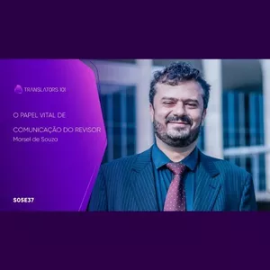 Imagem de capa para o Curso online S05E37 — O papel vital de comunicação do revisor — Marsel de Souza