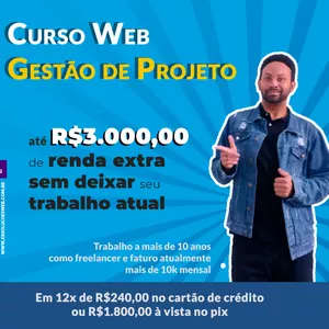 Imagem do curso Curso Web - Gestor de Projeto