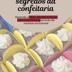 Imagem de DESVENDANDO OS SEGREDOS DA CONFEITARIA criado por Gabi Costa na hotmart
