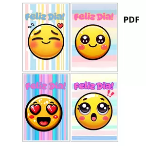 Imagem de capa para o Curso online KIT DE CARTÕES EMOJIS – PRONTO PARA IMPRIMIR! 🎉✨