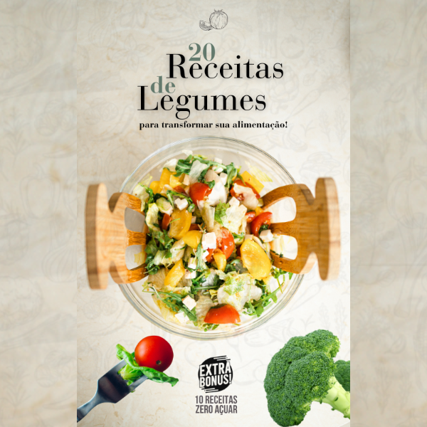 Imagem do curso 20 Receitas de Legumes Para Transformar Sua Alimentação.