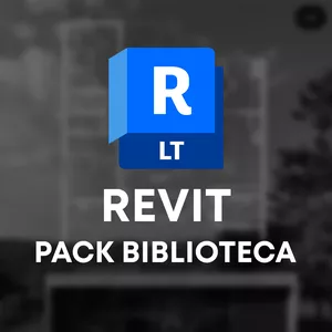 Imagem de capa para o Ebook PACK BIBLIOTECA REVIT +20.000 famílias profissionais para usar