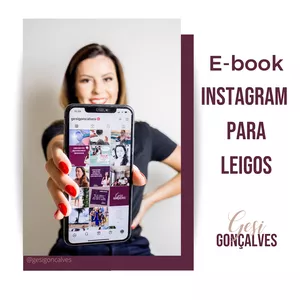 Imagem de capa para o Ebook E-Book Instagram para Leigos