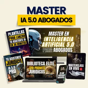 Imagen de portada para Curso online MASTER EN INTELIGENCIA ARTIFICIAL 5.0  PARA ABOGADOS 