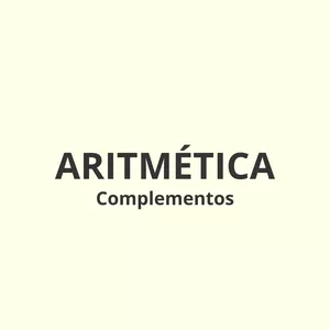 Imagem de capa para o Curso online [A02] Aritmética - Complementos | Prof. Thiago Cordeiro