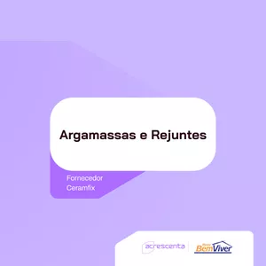 Imagem de capa para o Curso online CE - Rede Bem Viver - Argamassas e Rejuntes - Fornecedor Ceramfix