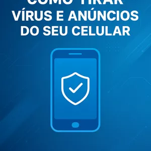 Imagem de capa para o Ebook Adeus Vírus e Propagandas no Celular