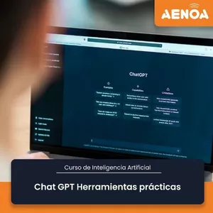 Imagen de portada para Curso online Curso Básico de ChatGPT