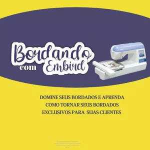 Imagem de capa para o Curso online Curso Bordando com Embird