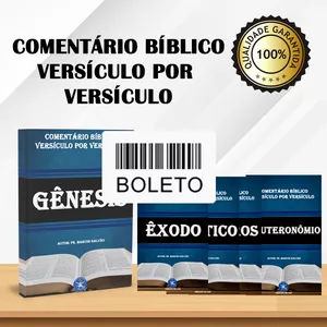 Imagem de capa para o Ebook COMENTÁRIO BÍBLICO VERSÍCULO POR VERSÍCULO - A.T. COMPLETO (BOLETO 3/3 PARCELA)