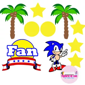 Imagem de capa para o Curso online Arquivo de corte topo de bolo Sonic