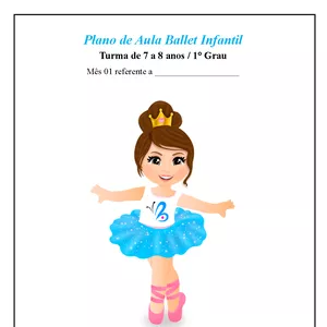Imagem de capa para o Ebook Kit Planos de Aula Ballet Infantil