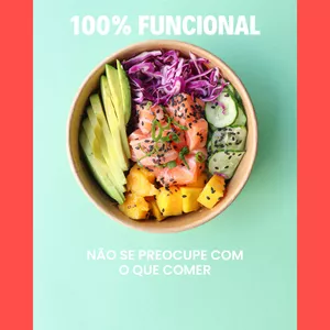 Imagem de capa para o Ebook Dieta 100% funcional(Não se preocupe com o que comer)