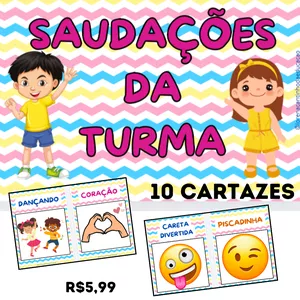 Imagem de capa para o Ebook SAUDAÇÕES E CUMPRIMENTOS DIVERTIDOS  DA TURMA 