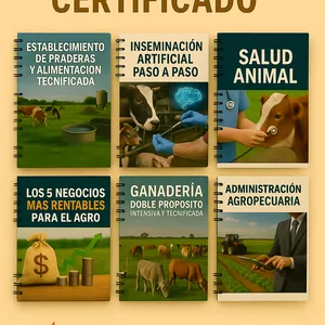 Imagen de portada para Ebook 🐄 Pack Ganadero Certificado – 6 LibroCursos Digitales