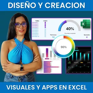 Imagen de portada para Curso online Visuales y Apps en Excel