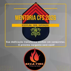 Imagem de capa para o Curso online Mentoria CFS CBMSC 2026