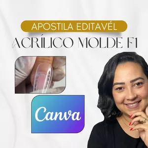 Imagem do curso Acrílico no Molde F1 - Apostila Editável