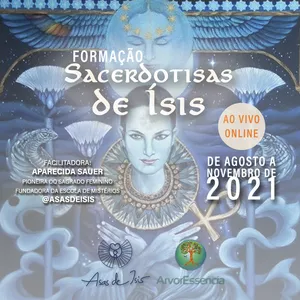 Imagem de capa para o Curso online Formação Sacerdotisas de Ísis 2021/2