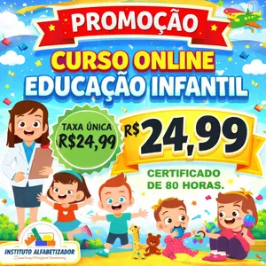 Imagem de capa para o Curso online EDUCAÇÃO INFANTIL