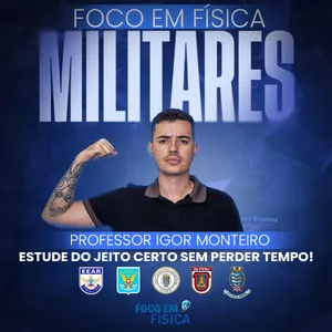 Imagem de capa para o Curso online Foco em  física- MILITARES