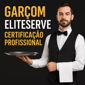Imagem do curso Garçom EliteServe – Certificação Profissional 