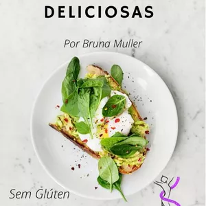 Imagem de capa para o Ebook Mini Ebook de Receitas sem glúten, sem açúcar e sem lactose