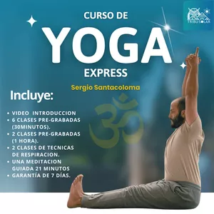 Imagen de portada para Curso online ¡Descubre el poder transformador de "Yoga Express"!